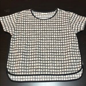 Madewell Black and White Short Sleeve Tee